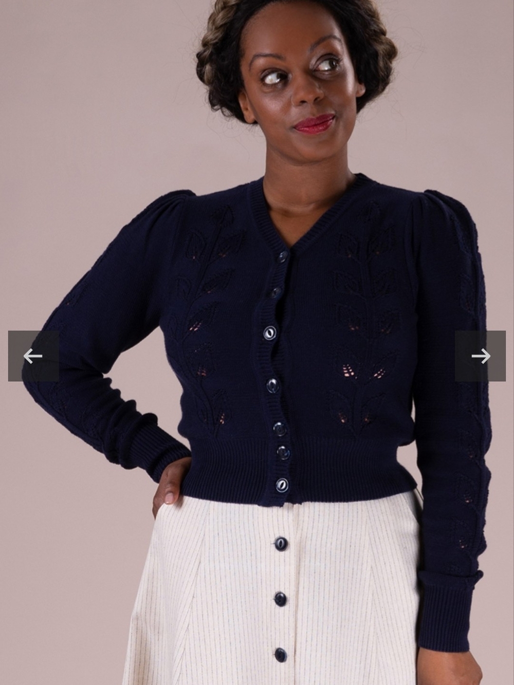 Emmy Design Sweden: The Susie Q Cardigan - 38/40 Navy